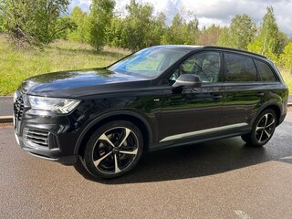 2019 Audi Q7 50 TDI II (4M) Рестайлинг, чёрный, 6500000 рублей, вид 4