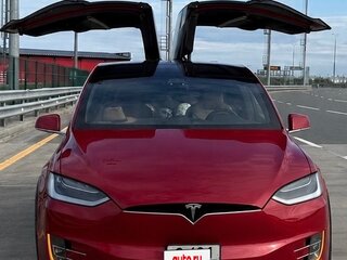 2018 Tesla Model X 90D I, красный, 4500000 рублей, вид 1