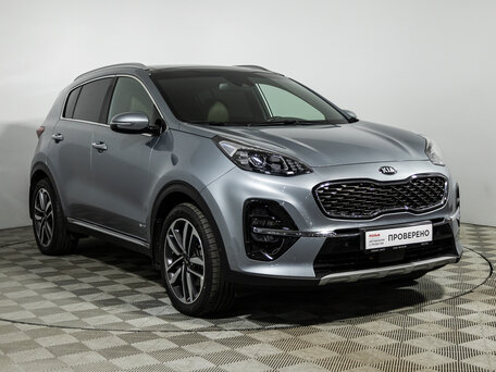 2020 Kia Sportage IV Рестайлинг, серебристый, 2799000 рублей, вид 3