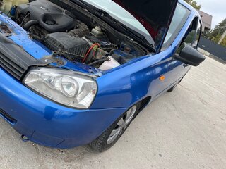 2007 Lada (ВАЗ) Kalina I, синий, 170000 рублей, вид 4
