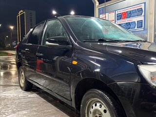 2014 Lada (ВАЗ) Granta I, чёрный, 270000 рублей, вид 4