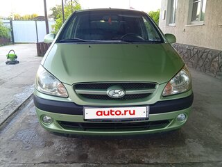 2007 Hyundai Getz I Рестайлинг, зелёный, 490000 рублей, вид 1