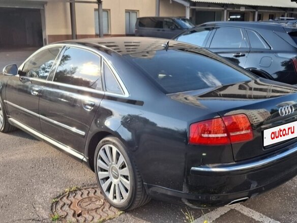 2008 Audi A8 Long II (D3) Рестайлинг 2, чёрный, 1270000 рублей - вид 3
