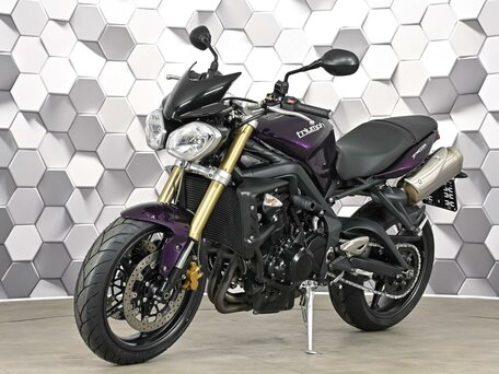 2011 Triumph Street Triple, фиолетовый, 555000 рублей, вид 2