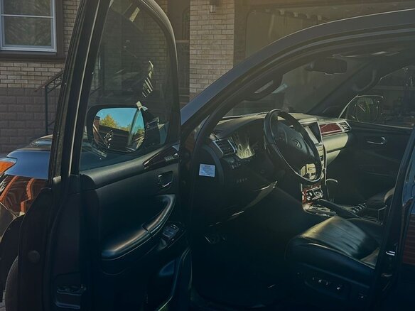 2013 Lexus LX 570 III Рестайлинг, чёрный - вид 9