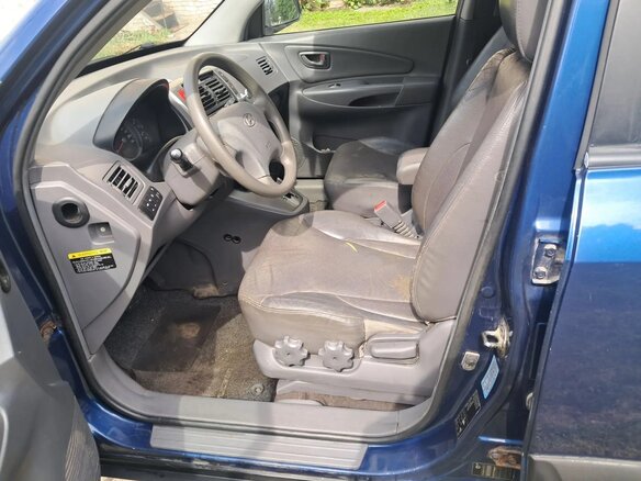 2005 Hyundai Tucson I, синий, 495000 рублей - вид 7