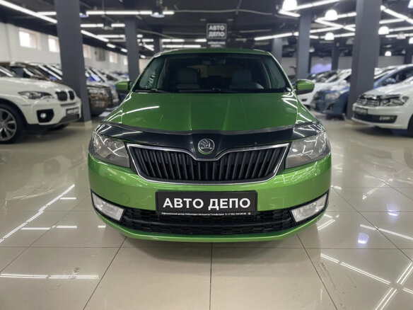 2017 Skoda Rapid I, зелёный, 1100000 рублей - вид 1