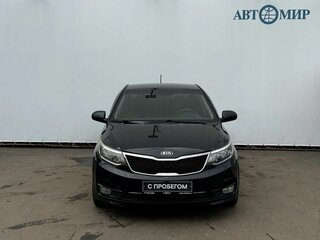 2016 Kia Rio III Рестайлинг, чёрный, 919000 рублей, вид 2
