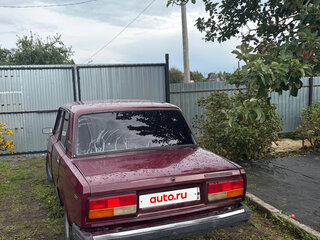 2000 Lada (ВАЗ) 2107, пурпурный, 95000 рублей, вид 2