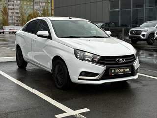 2018 Lada (ВАЗ) Vesta I, белый, 730000 рублей, вид 3