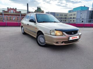 2006 Hyundai Accent ТагАЗ II, бежевый, 237000 рублей, вид 2