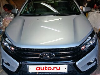 2017 Lada (ВАЗ) Vesta SW Cross I, серебристый, 1059000 рублей, вид 1