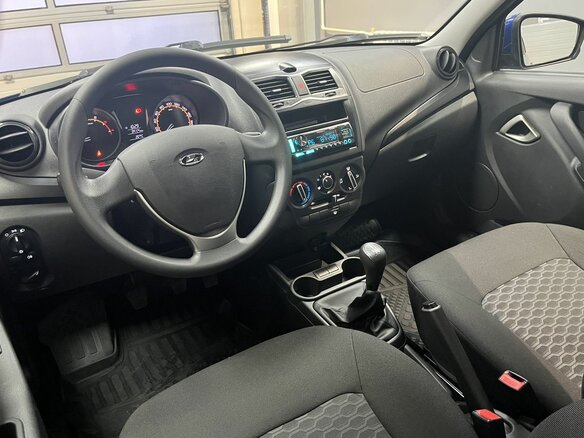 2022 Lada (ВАЗ) Granta I Рестайлинг, синий, 735000 рублей - вид 9