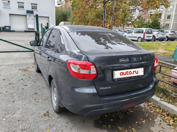 2024 Lada (ВАЗ) Granta I Рестайлинг, серый, 830000 рублей - вид 2