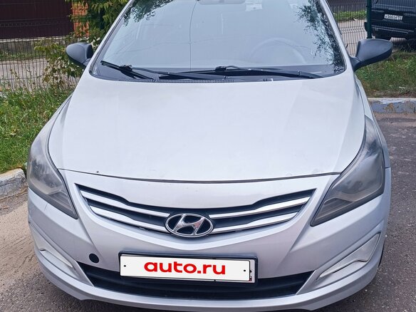 2014 Hyundai Solaris I, белый - вид 2