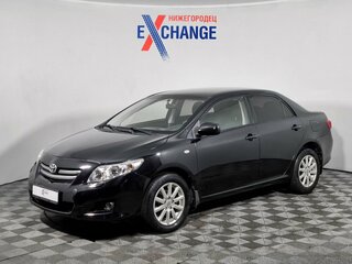 2008 Toyota Corolla AMT X (E140, E150), чёрный, 729000 рублей, вид 1
