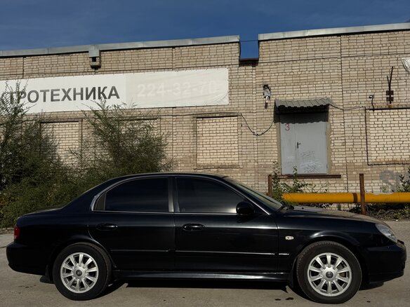 2007 Hyundai Sonata ТагАЗ IV (EF) Рестайлинг, чёрный, 470000 рублей - вид 5