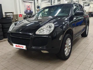 2006 Porsche Cayenne Turbo I (955), чёрный, 600000 рублей, вид 1