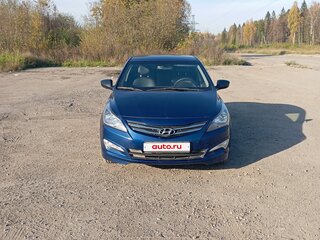 2015 Hyundai Solaris I Рестайлинг, синий, 750000 рублей, вид 1