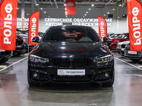 2017 BMW 4 серии Gran Coupe 440i F32/F33/F36 Рестайлинг, чёрный, 3123450 рублей, вид 3