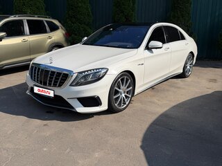 2014 Mercedes-Benz S-Класс AMG 63 AMG Long III (W222, C217), белый, 3500000 рублей, вид 1