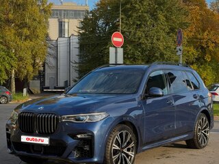 2021 BMW X7 40d I (G07), синий, 6650000 рублей, вид 3