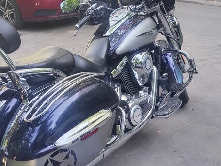 2011 Kawasaki VN1700 Vulcan, синий, 815000 рублей, вид 3