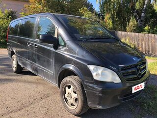 2013 Mercedes-Benz Vito 113 CDI L2 II (W639) Рестайлинг, чёрный, 1400000 рублей, вид 1