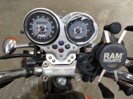 2008 Triumph Bonneville T100, чёрный, 539000 рублей, вид 5