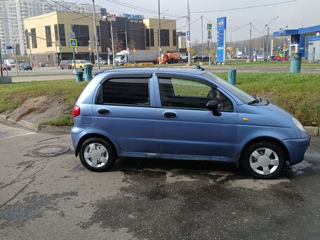 2007 Daewoo Matiz I Рестайлинг, синий, 128000 рублей, вид 3