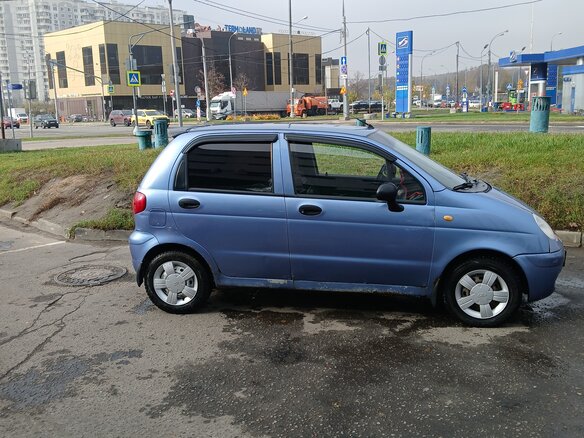 2007 Daewoo Matiz I Рестайлинг, синий, 128000 рублей - вид 2