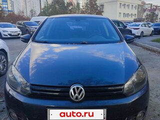 2010 Volkswagen Golf VI, синий, 750000 рублей, вид 1