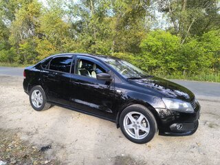 2014 Volkswagen Polo V, чёрный, 780000 рублей, вид 4