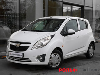 2012 Chevrolet Spark III, белый, 598000 рублей, вид 1