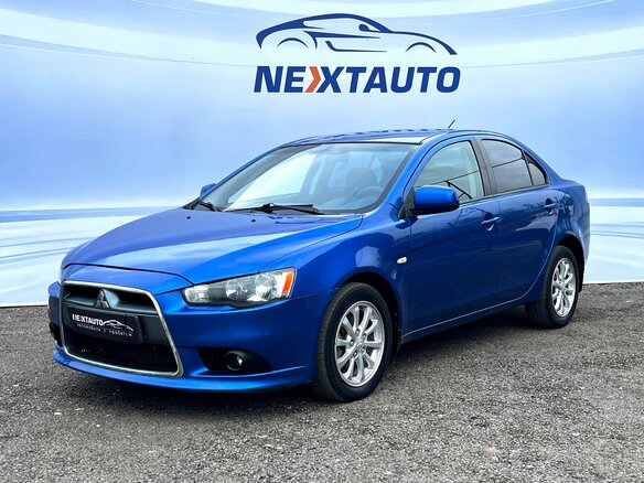 2011 Mitsubishi Lancer X Рестайлинг, синий, 657000 рублей