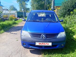 2007 Renault Logan I, синий, 170000 рублей, вид 1