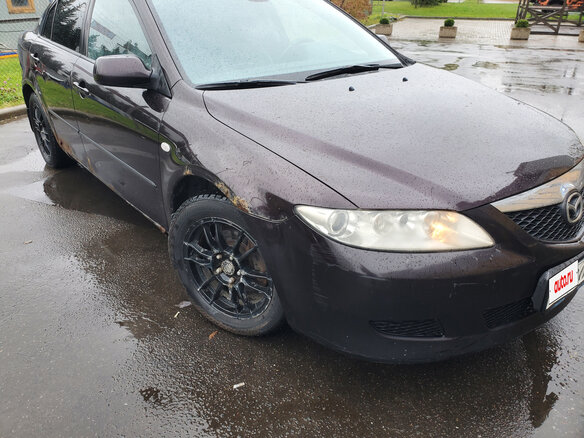 2005 Mazda 6 I (GG), фиолетовый, 245000 рублей