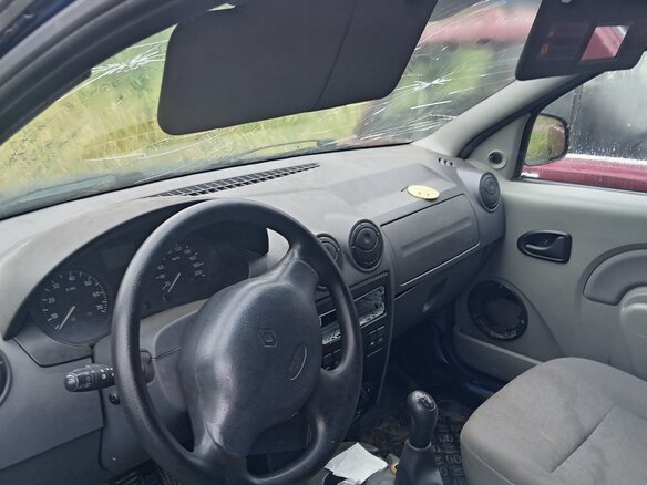 2008 Renault Logan I, синий, 450000 рублей - вид 3