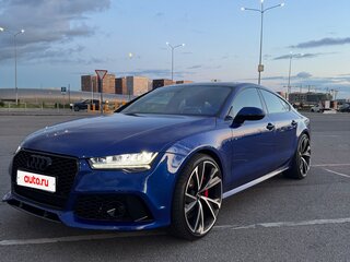 2015 Audi A7 I (4G) Рестайлинг, синий, 3600000 рублей, вид 2