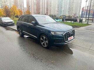 2020 Audi Q7 45 TDI II (4M) Рестайлинг, синий, 6649000 рублей, вид 2