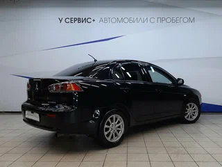 2012 Mitsubishi Lancer X Рестайлинг, чёрный, 820000 рублей, вид 3