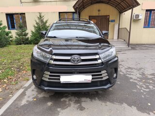 2018 Toyota Highlander III (XU50) Рестайлинг, чёрный, 3550000 рублей, вид 1