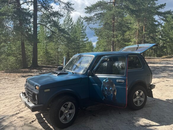 2004 Lada (ВАЗ) 2121 (4x4) I Рестайлинг, синий - вид 4