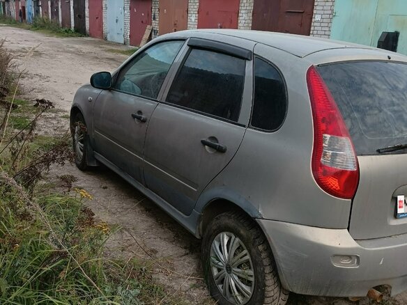2007 Lada (ВАЗ) Kalina I, бежевый, 110000 рублей - вид 3
