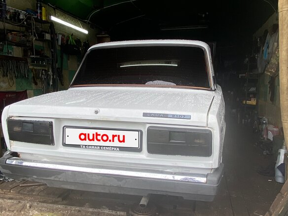 1998 Lada (ВАЗ) 2107, белый, 180000 рублей - вид 2