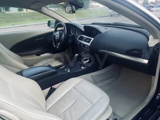 2007 BMW 6 серии 630i II (E63/E64), чёрный, 1460000 рублей, вид 5