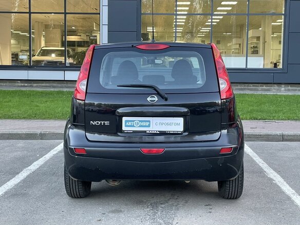 2007 Nissan Note I, чёрный - вид 5