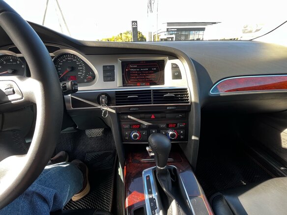 2008 Audi A6 III (C6), синий, 1400000 рублей - вид 9