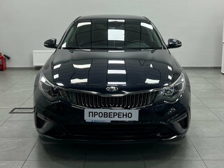 2019 Kia Optima IV Рестайлинг, синий, 1900000 рублей, вид 2
