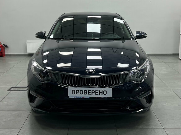 2019 Kia Optima IV Рестайлинг, синий, 1900000 рублей - вид 1